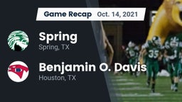Recap: Spring  vs. Benjamin O. Davis  2021