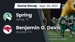 Recap: Spring  vs. Benjamin O. Davis  2023