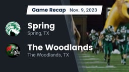 Recap: Spring  vs. The Woodlands  2023