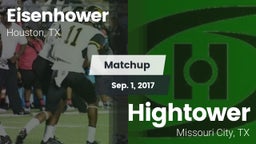 Matchup: Aldine Eisenhower HS vs. Hightower  2017