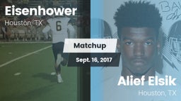 Matchup: Aldine Eisenhower HS vs. Alief Elsik  2017