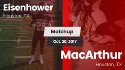 Matchup: Aldine Eisenhower HS vs. MacArthur  2017
