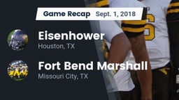 Recap: Eisenhower  vs. Fort Bend Marshall  2018