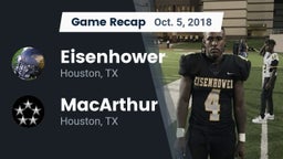 Recap: Eisenhower  vs. MacArthur  2018