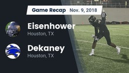 Recap: Eisenhower  vs. Dekaney  2018