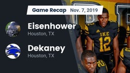 Recap: Eisenhower  vs. Dekaney  2019