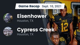 Recap: Eisenhower  vs. Cypress Creek  2021