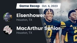 Recap: Eisenhower  vs. MacArthur Senior  2023