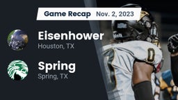 Recap: Eisenhower  vs. Spring  2023