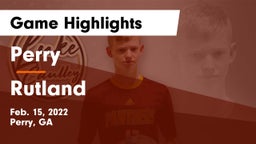 Perry  vs Rutland  Game Highlights - Feb. 15, 2022