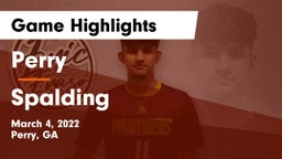 Perry  vs Spalding  Game Highlights - March 4, 2022