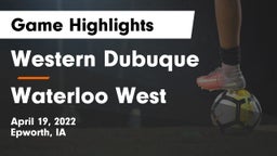 Western Dubuque  vs Waterloo West  Game Highlights - April 19, 2022