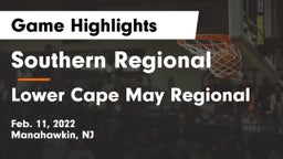 Southern Regional  vs Lower Cape May Regional  Game Highlights - Feb. 11, 2022