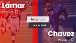 Matchup: Lamar  vs. Chavez  2016