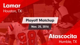 Matchup: Lamar  vs. Atascocita  2016