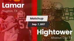 Matchup: Lamar  vs. Hightower  2017