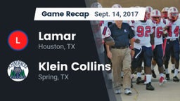 Recap: Lamar  vs. Klein Collins  2017