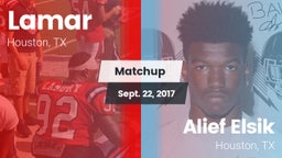 Matchup: Lamar  vs. Alief Elsik  2017