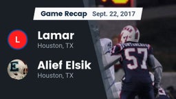 Recap: Lamar  vs. Alief Elsik  2017