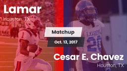 Matchup: Lamar  vs. Cesar E. Chavez  2017