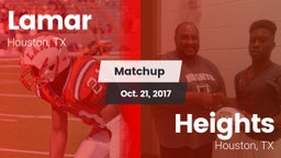 Matchup: Lamar  vs. Heights  2017