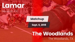 Matchup: Lamar  vs. The Woodlands  2018