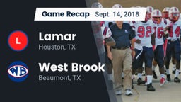 Recap: Lamar  vs. West Brook  2018