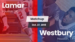 Matchup: Lamar  vs. Westbury  2018