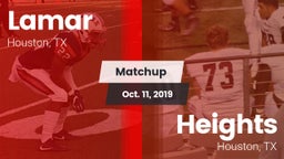 Matchup: Lamar  vs. Heights  2019