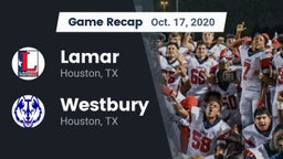 Recap: Lamar  vs. Westbury  2020