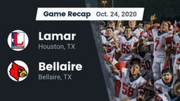 Recap: Lamar  vs. Bellaire  2020