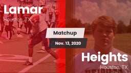 Matchup: Lamar  vs. Heights  2020