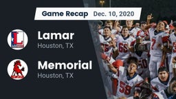 Recap: Lamar  vs. Memorial  2020