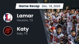 Recap: Lamar  vs. Katy  2020