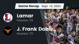 Recap: Lamar  vs. J. Frank Dobie  2023