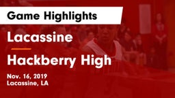 Lacassine  vs Hackberry High Game Highlights - Nov. 16, 2019