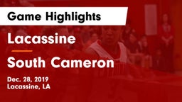 Lacassine  vs South Cameron  Game Highlights - Dec. 28, 2019