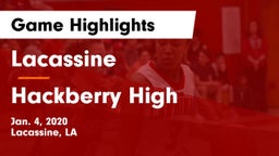 Lacassine  vs Hackberry High Game Highlights - Jan. 4, 2020