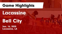 Lacassine  vs Bell City  Game Highlights - Jan. 16, 2020