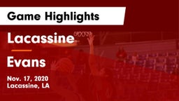 Lacassine  vs Evans  Game Highlights - Nov. 17, 2020