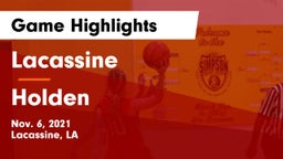 Lacassine  vs Holden  Game Highlights - Nov. 6, 2021