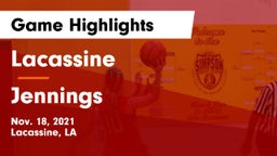 Lacassine  vs Jennings  Game Highlights - Nov. 18, 2021
