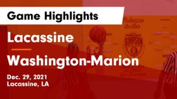 Lacassine  vs Washington-Marion  Game Highlights - Dec. 29, 2021