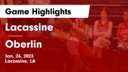 Lacassine  vs Oberlin  Game Highlights - Jan. 26, 2023