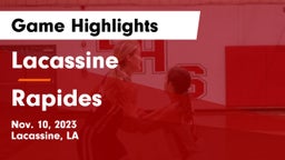 Lacassine  vs Rapides Game Highlights - Nov. 10, 2023