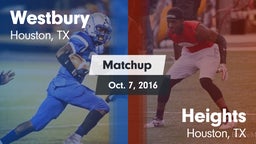 Matchup: Westbury  vs. Heights  2016