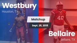 Matchup: Westbury  vs. Bellaire  2018