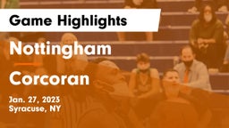 Nottingham  vs Corcoran  Game Highlights - Jan. 27, 2023
