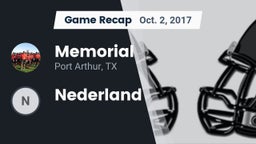 Recap: Memorial  vs. Nederland 2017
