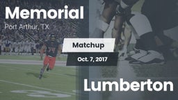 Matchup: Memorial  vs. Lumberton 2017